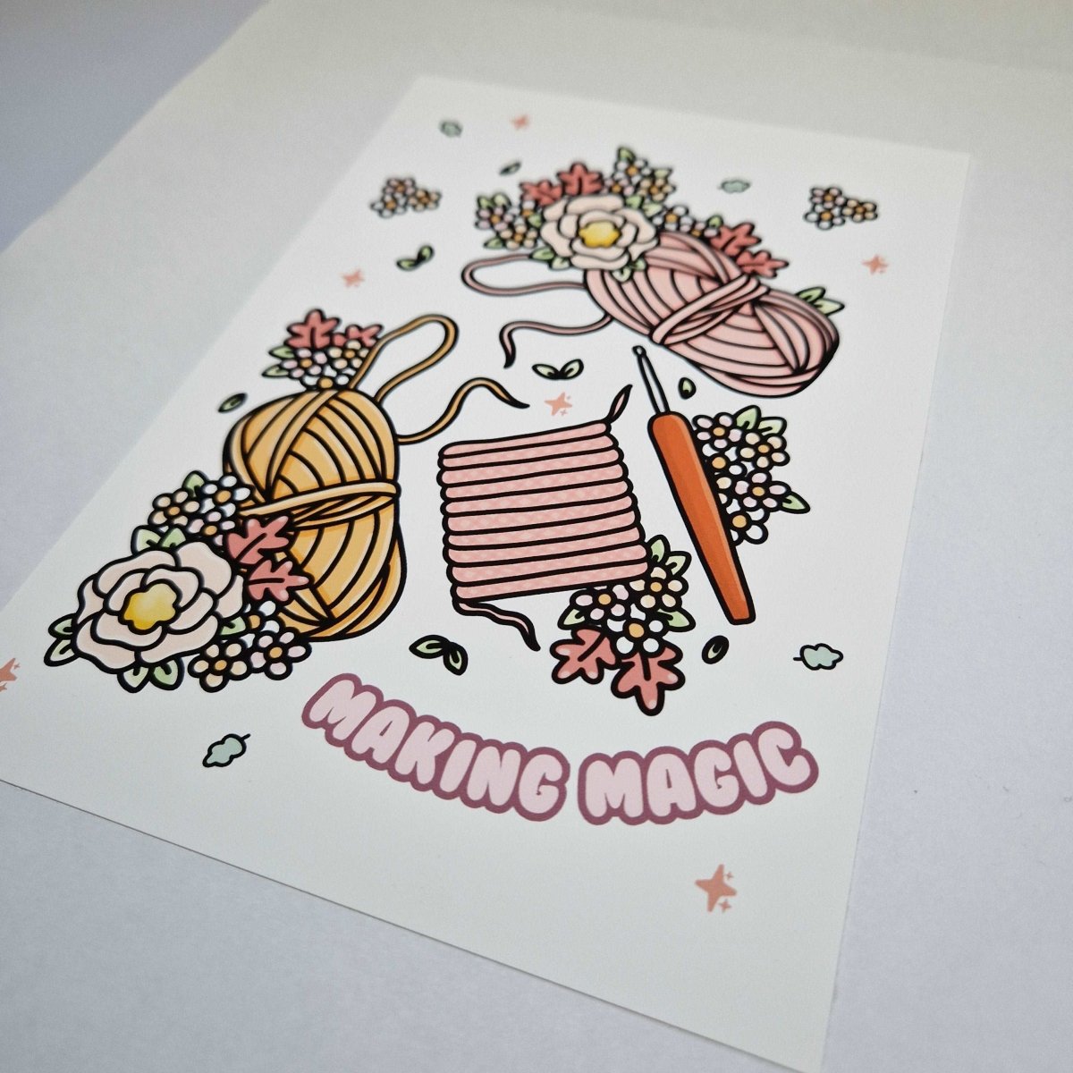 Making magic art print