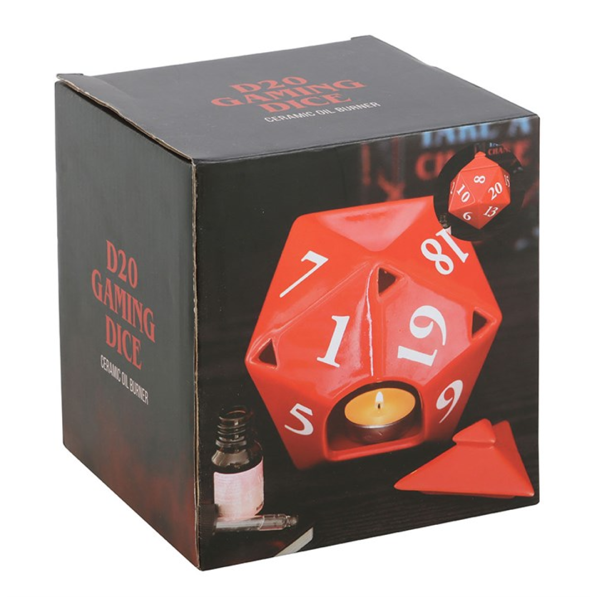D20 Gaming Dice Shaped Oil Burner N/A