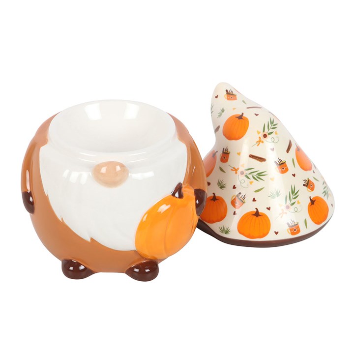 Autumn Days Gonk Oil Burner Top off white orange