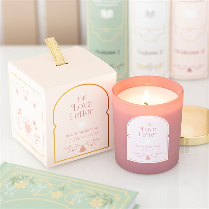 The Love Letter Rose & Vanilla Musk Candle N/A