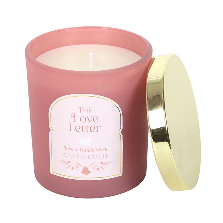 The Love Letter Rose & Vanilla Musk Candle N/A