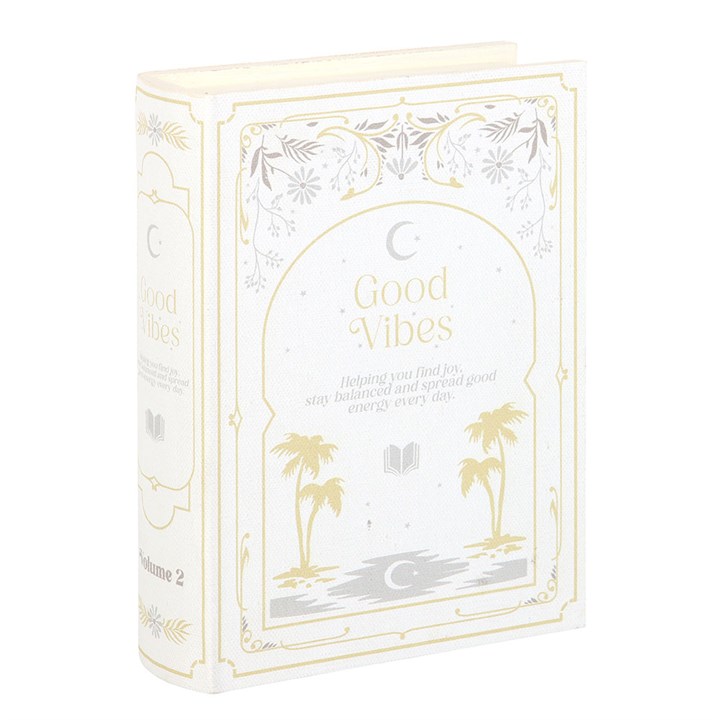 White Book Shaped Storage Box N/A