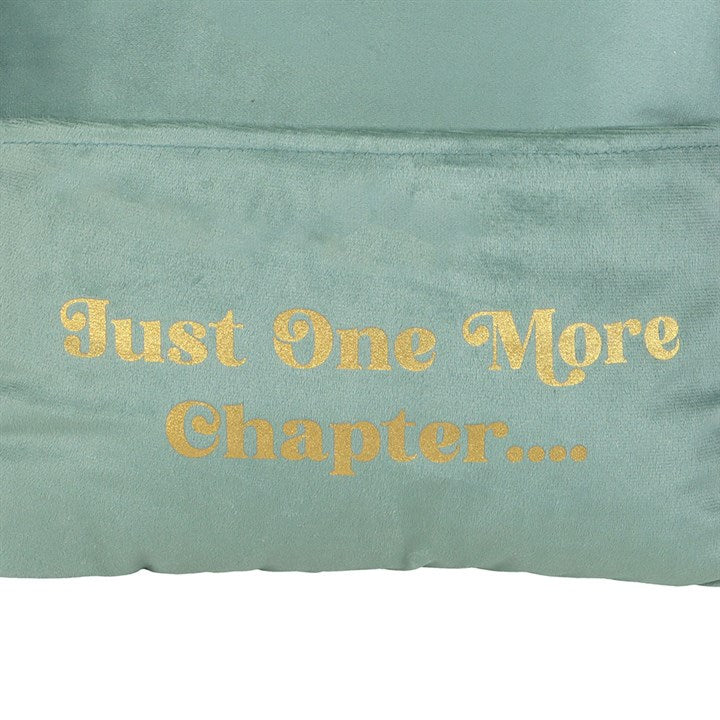 Just One More Chapter Cushion with Book Pocket N/A
