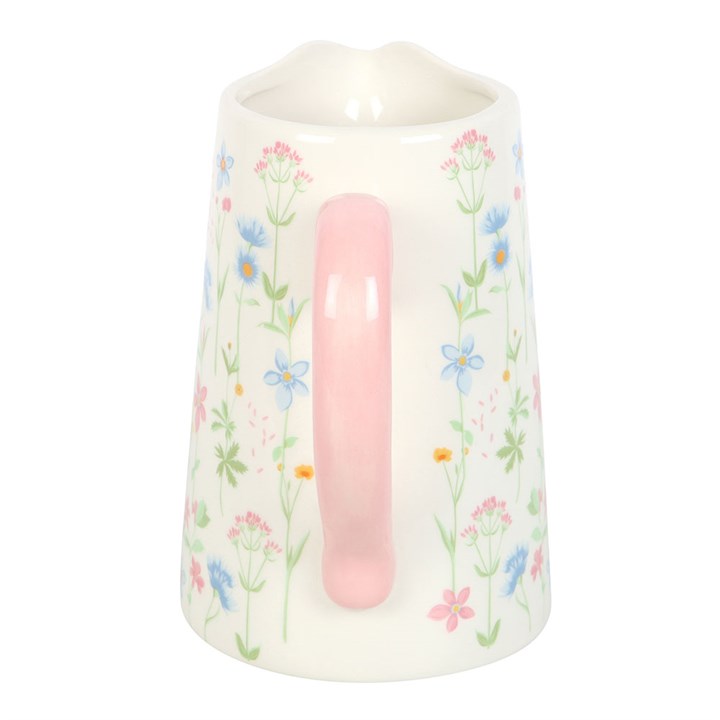 Floral Print Ceramic Flower Jug N/A