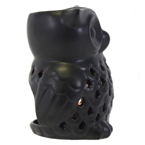 Black Owl Oil Burner side black grey