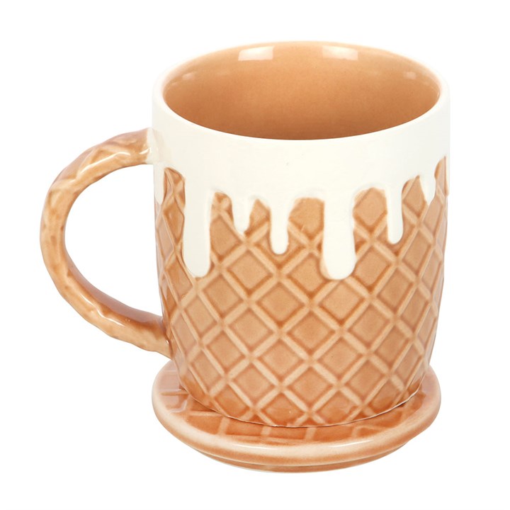 Waffle Mug and Coaster Set N/A