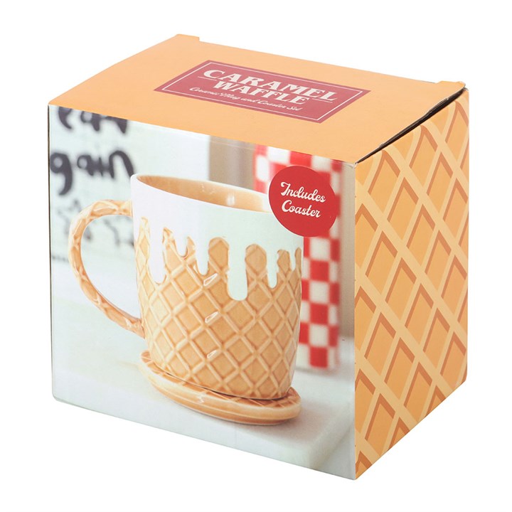 Waffle Mug and Coaster Set N/A