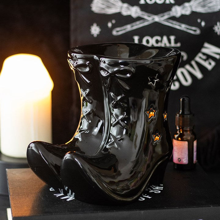 Black Witch Boots Oil Burner N/A
