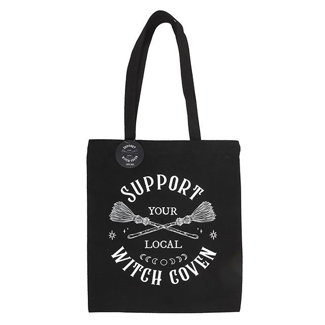 Support Your Local Witch Coven Polycotton Tote Bag N/A
