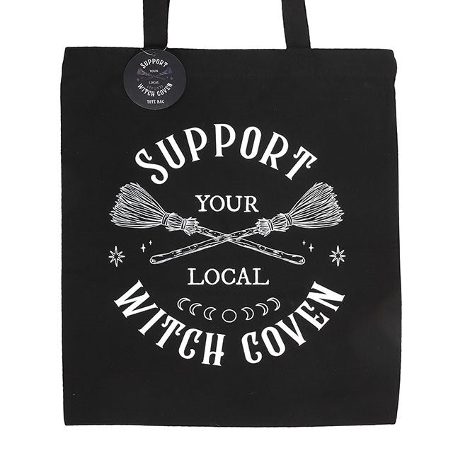 Support Your Local Witch Coven Polycotton Tote Bag N/A