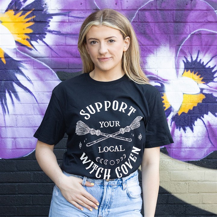 Support Your Local Witch Coven Unisex T-shirt Size XXL N/A