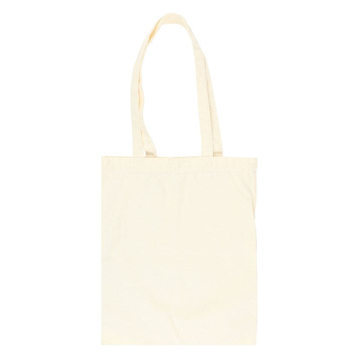 Cute and Creepy Cat Print Polycotton Tote Bag with Enamel Pin N/A
