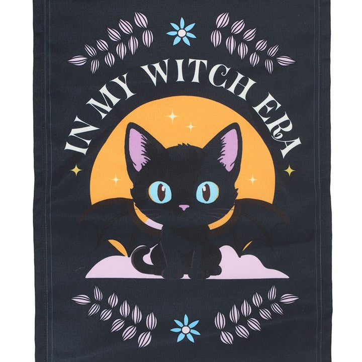 In My Witch Era Bat Cat Fabric Wall Hanging N/A