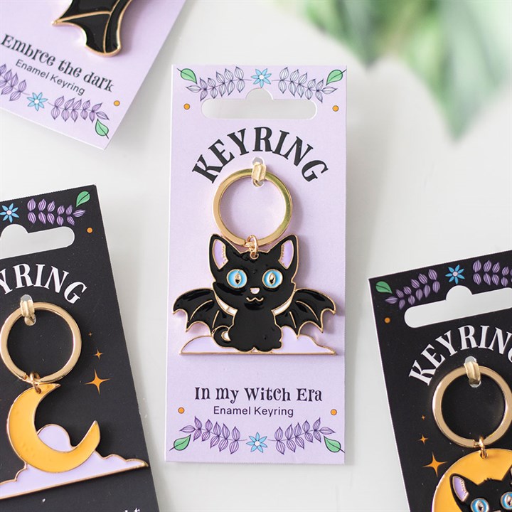 In My Witch Era Cat Enamel Keyring N/A
