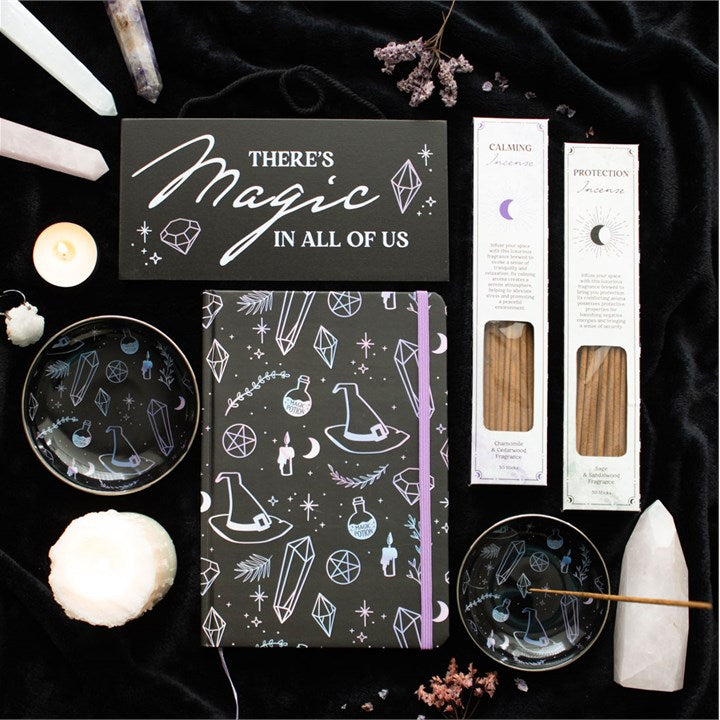 Crystal Witch Print A5 Notebook N/A