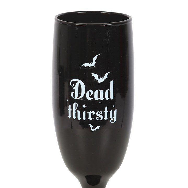 Set of 2 Dead Thirsty Champagne Flutes N/A