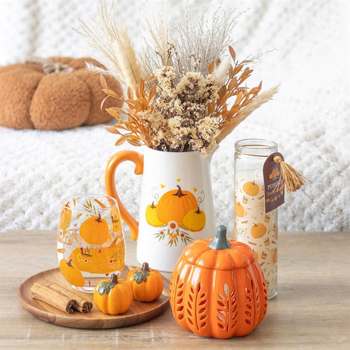 Autumn Days Print Stemless Glass N/A
