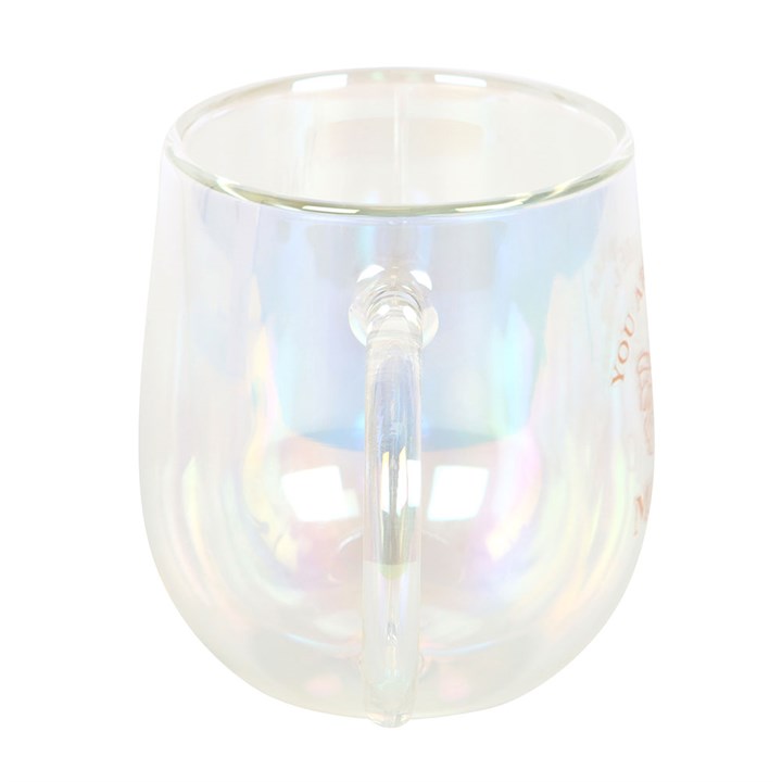 You Are Made of Magic Iridescent Double Walled Glass Mug N/A