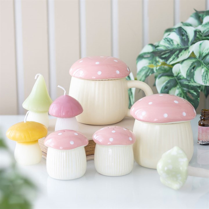 Pink Mushroom Mug N/A