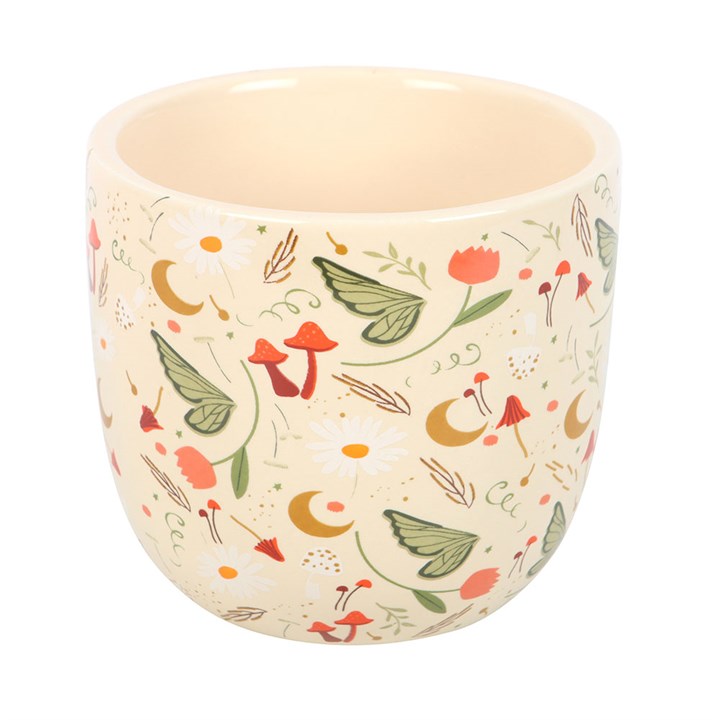 Fairy Folklore Print Plant Pot N/A
