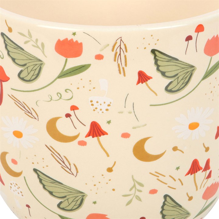 Fairy Folklore Print Plant Pot N/A