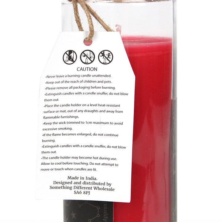 Love Red Rose Magic Spell Tube Candle N/A