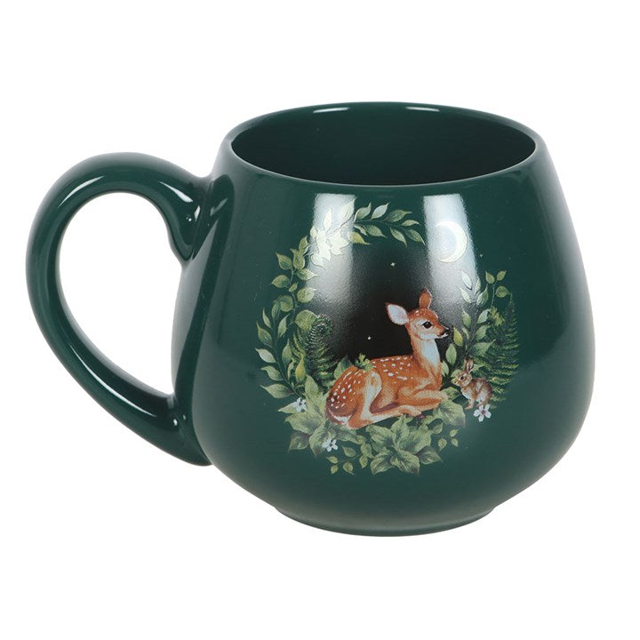 Green Fawn Rounded Mug N/A