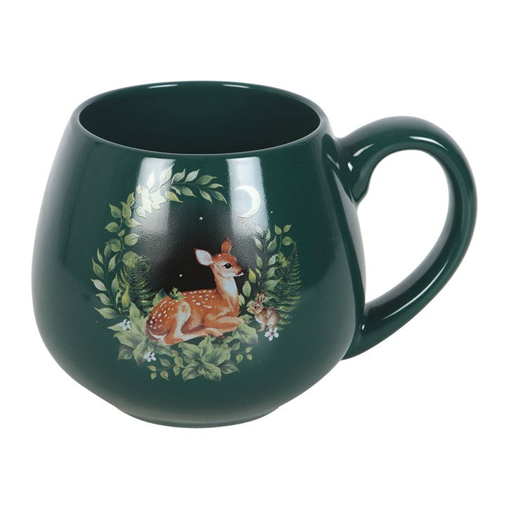 Green Fawn Rounded Mug N/A