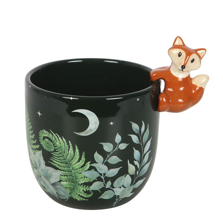 Green Forest Plant Pot with Fox N/A