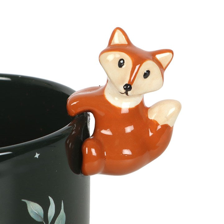 Green Forest Plant Pot with Fox N/A