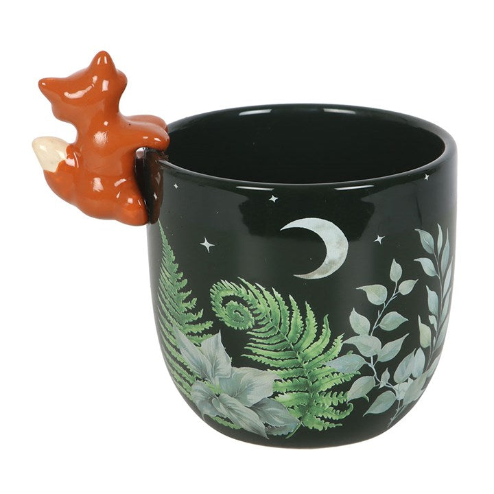 Green Forest Plant Pot with Fox N/A