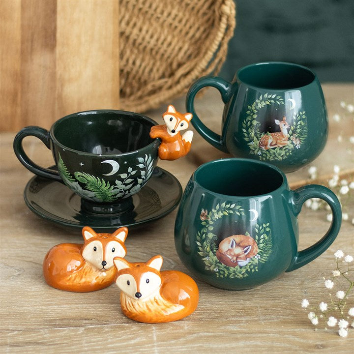 Fox Salt and Pepper Shakers N/A