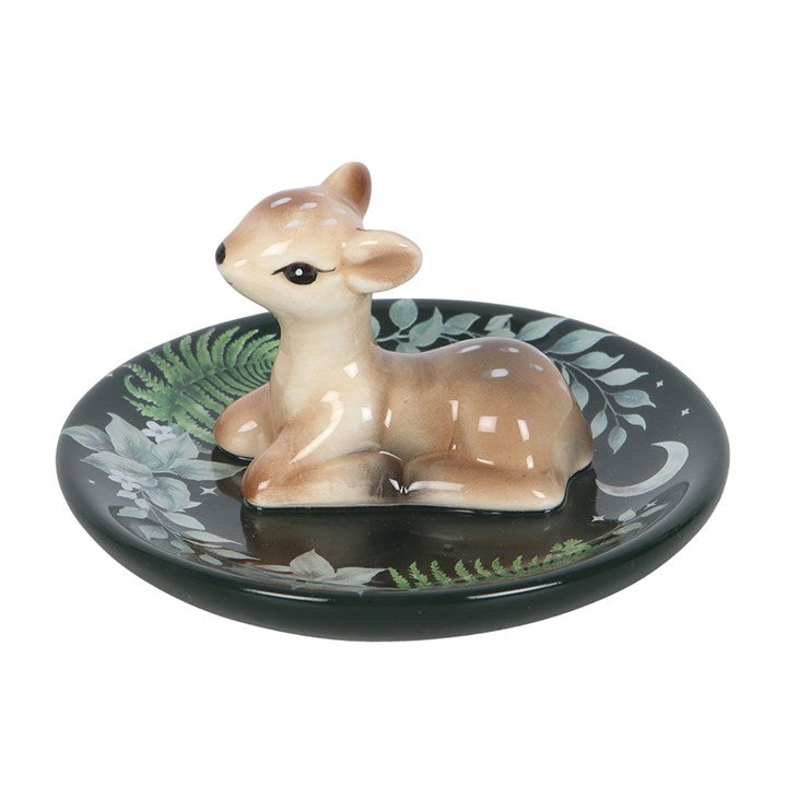 Green Fawn Trinket Dish N/A