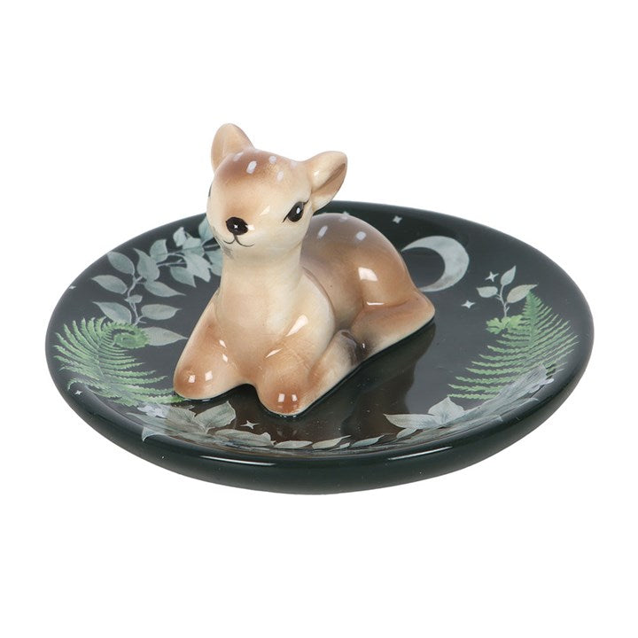 Green Fawn Trinket Dish N/A