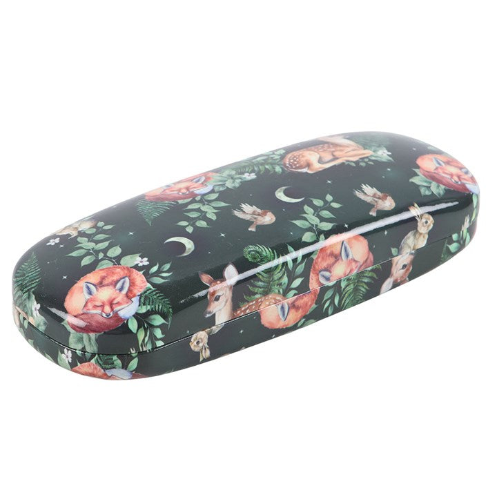 Fawn and Friends Forest Print Glasses Case N/A