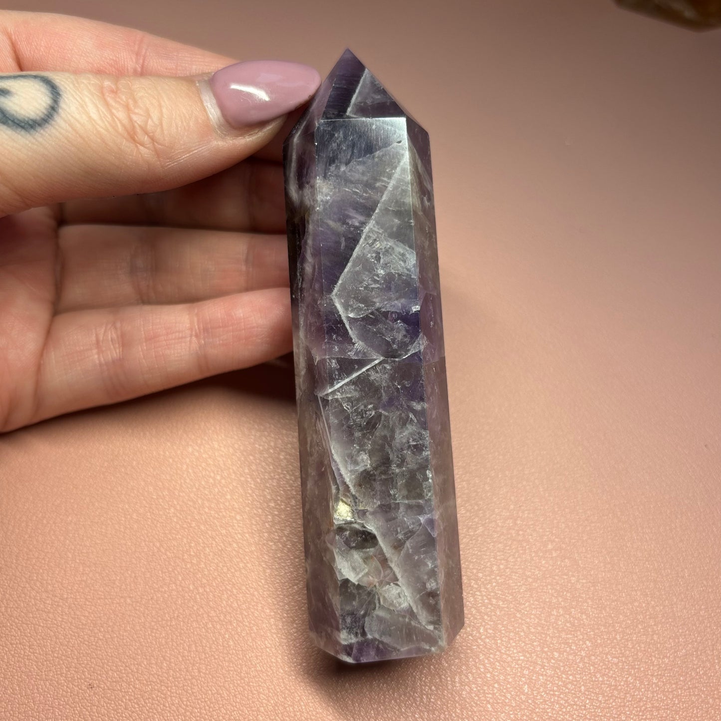 Dream Amethyst tower Crystal - Witch, Pagan, Witchcraft, Spiritual