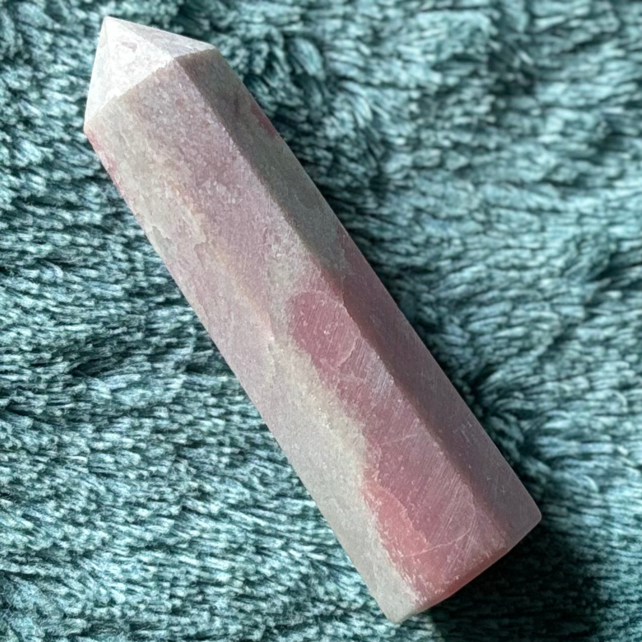 Pink opal tower Crystal - Witch, Pagan, Witchcraft, Spiritual