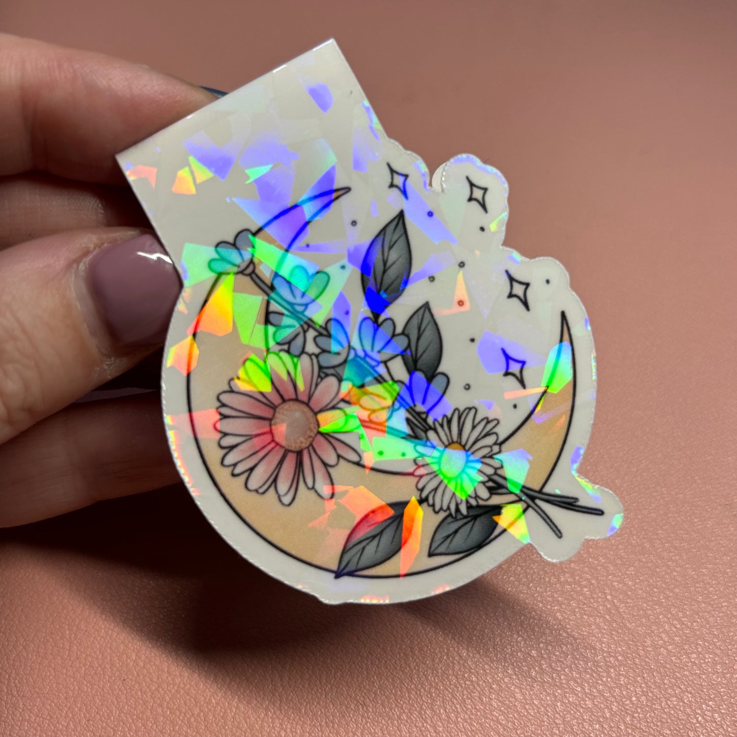Wildflower moon magnetic bookmark