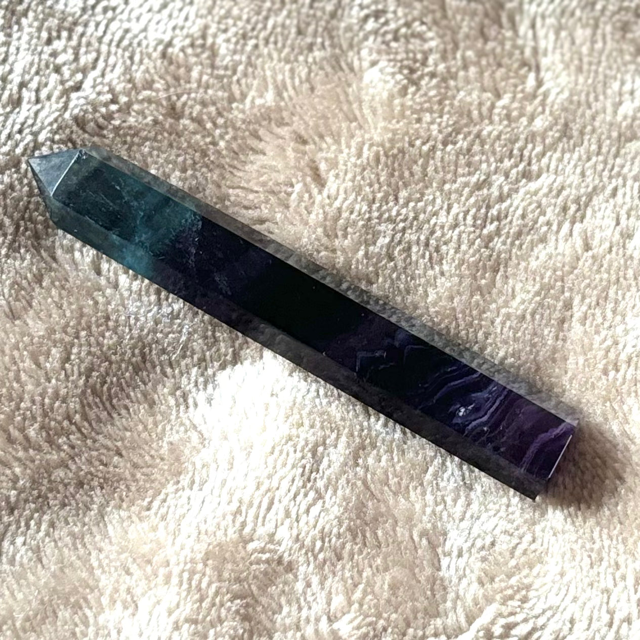 Fluorite tower Crystal - Witch, Pagan, Witchcraft, Altar, Spiritual
