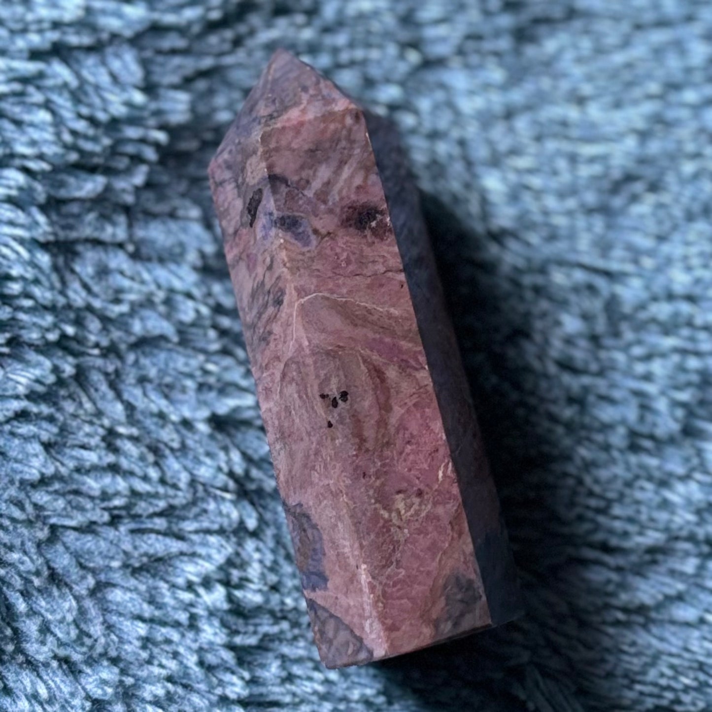 Rhodochrosite tower Crystal - Witch, Pagan, Witchcraft, Spiritual