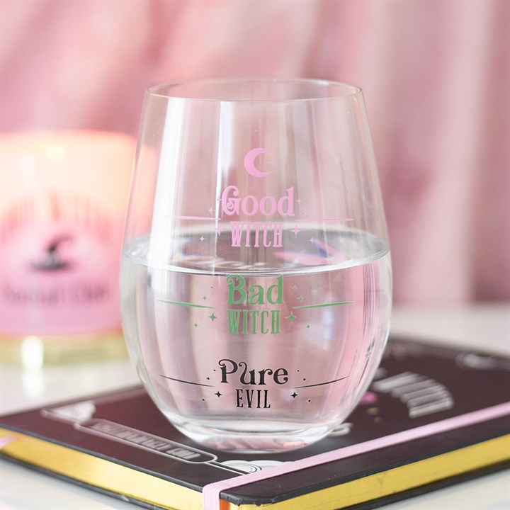 Good Witch, Bad Witch Stemless Glass N/A