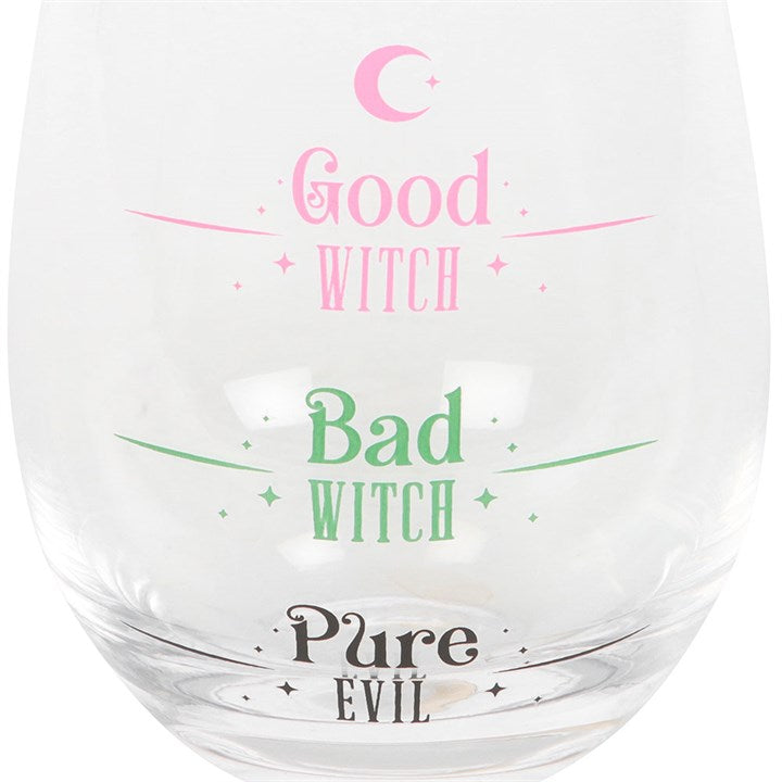 Good Witch, Bad Witch Stemless Glass N/A