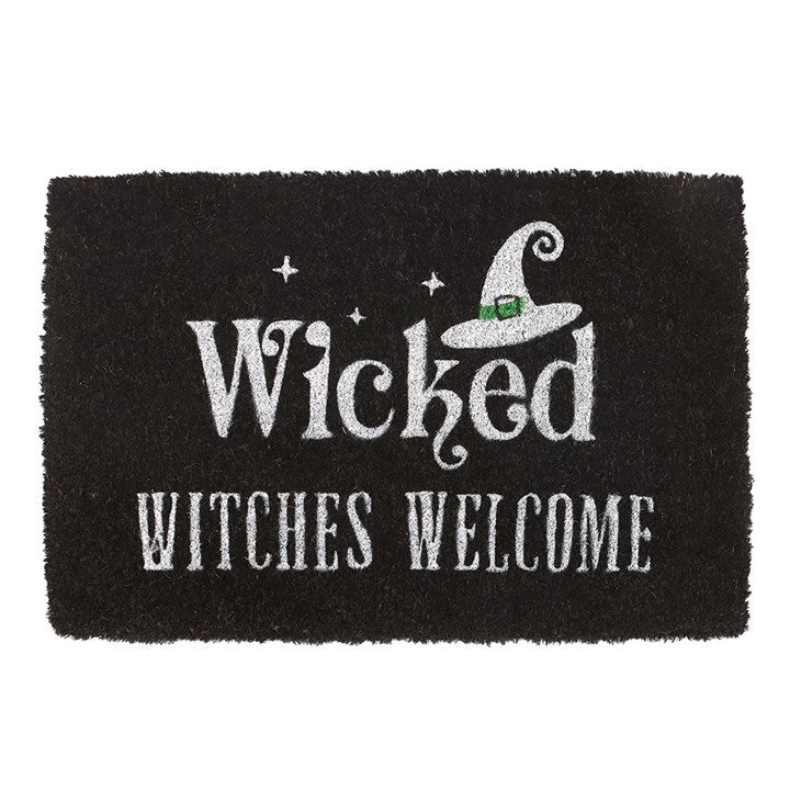 Black Wicked Witches Welcome Doormat N/A