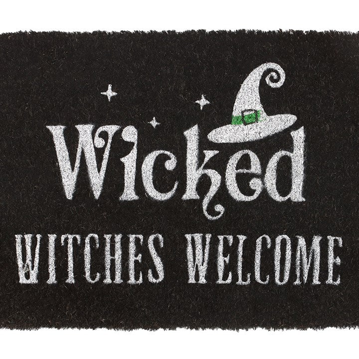 Black Wicked Witches Welcome Doormat N/A