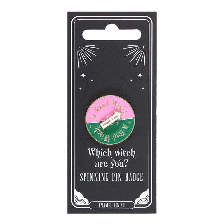 Which Witch Are You Spinning Pin Badge N/A