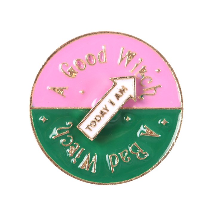 Which Witch Are You Spinning Pin Badge N/A