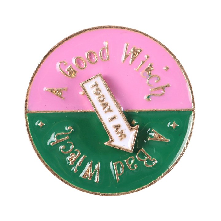 Which Witch Are You Spinning Pin Badge N/A