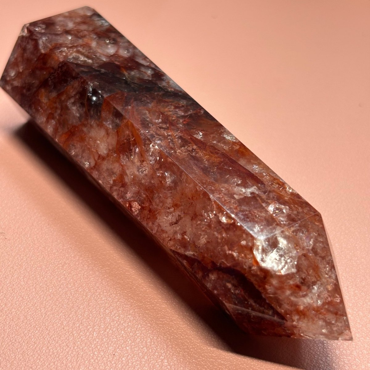 Fire Quartz Tower Crystal - Witch, Pagan, Witchcraft, Spiritual