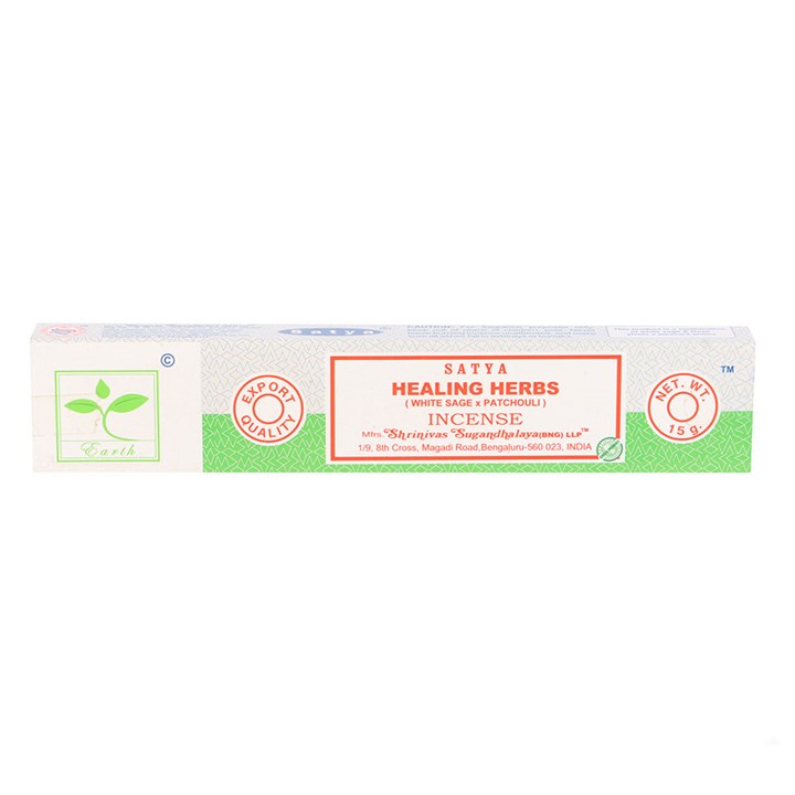 6 Packs of Healing Herbs Earth Incense by Satya N/A