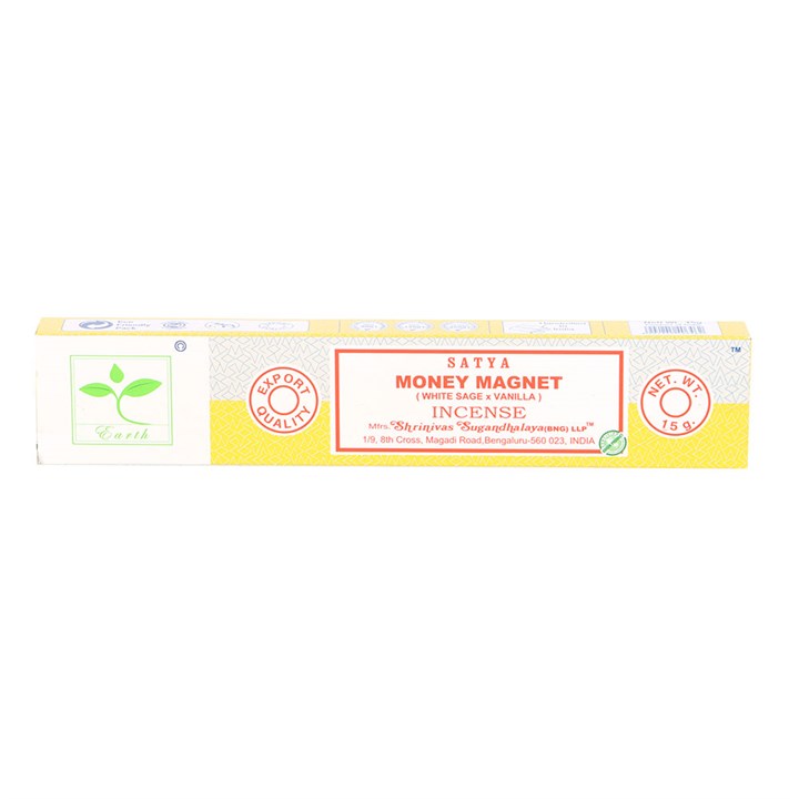6 Packs of Money Magnet Earth Incense by Satya N/A